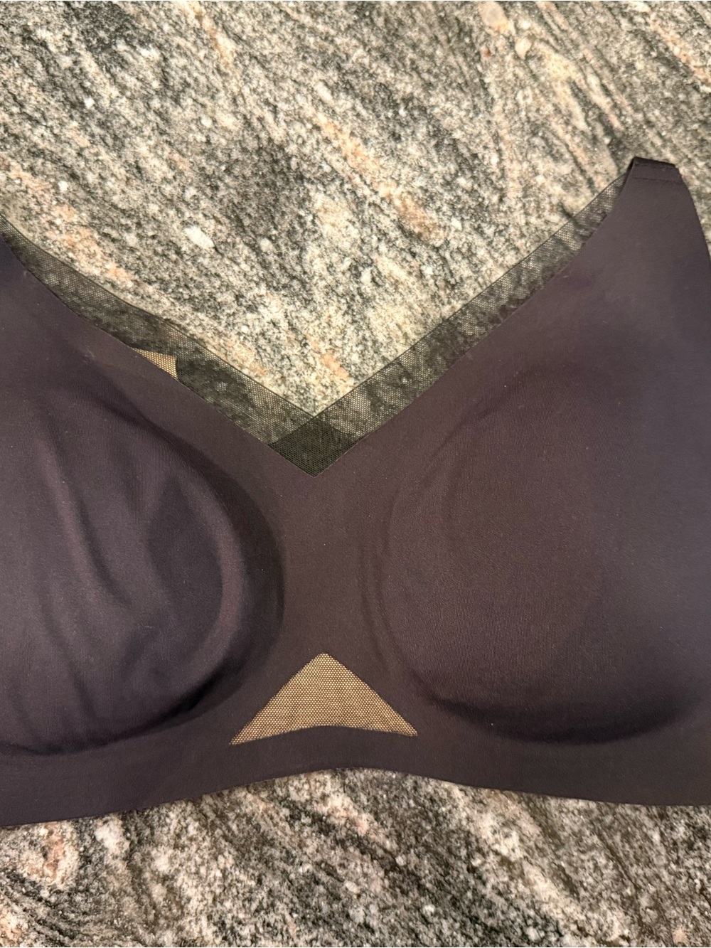 Honeylove Crossover Bra — Black, Size XL